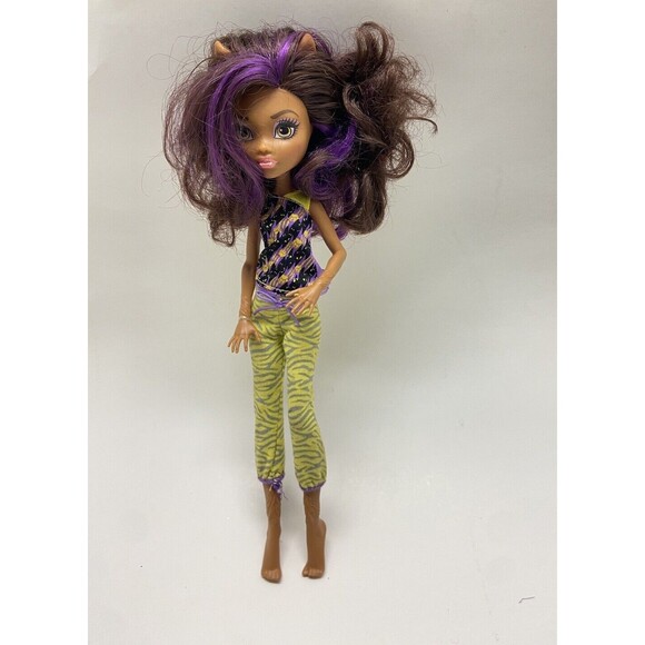 Monster High Monster Family Clawdeen Wolf Doll Sleep Pajamas Outfit - Picture 2 of 8